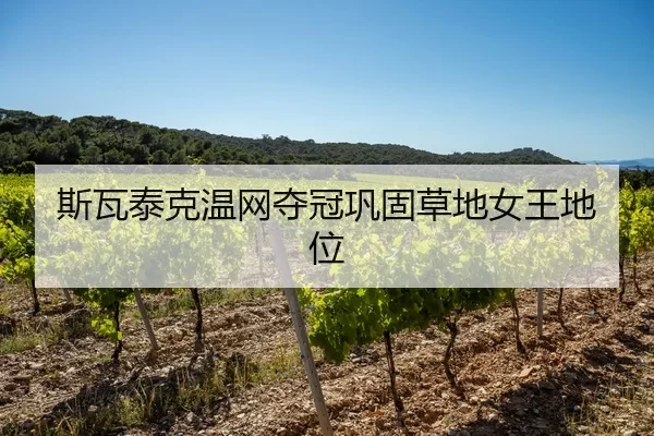 斯瓦泰克温网夺冠巩固草地女王地位